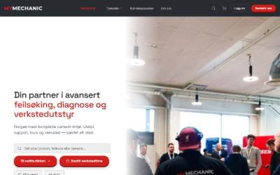 Website preview for MyMechanics AS
