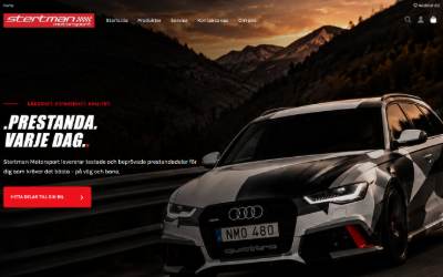 Website preview for Stertman Motorsport