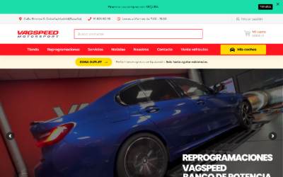 Website preview for VAGSPEED MOTORSPORT