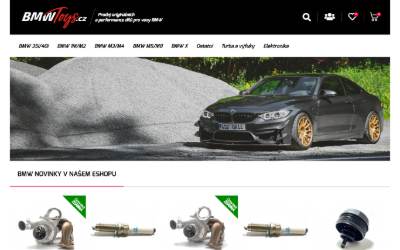 Website preview for BMWToys CZ
