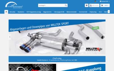 Website preview for TurboPerformance