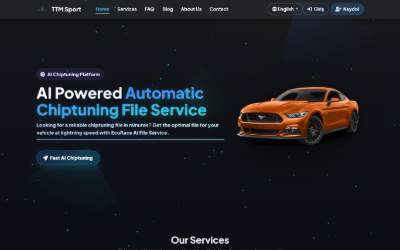 Website preview for TuneTec Motorsport