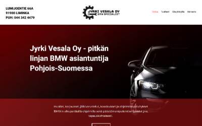 Website preview for Jyrki Vesala Oy