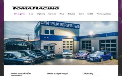 Website preview for TOMARacing Bartosz Stolarski