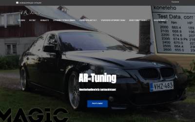 Website preview for AR-Tuning