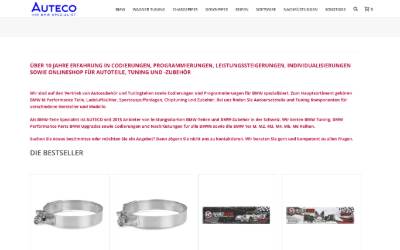 Website preview for AUTECO GmbH