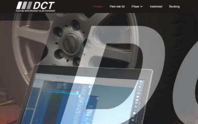 Website preview for DCT - Sydjysk Motorsport