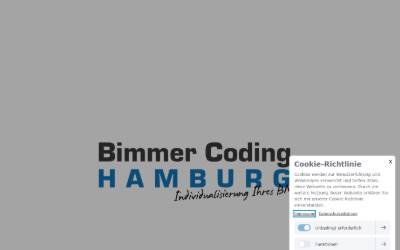 Website preview for Bimmer Coding Hamburg