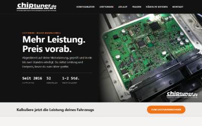 Website preview for Chiptuner.de RaSa UG (haftungsbeschränkt)