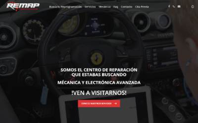 Website preview for Remap Performance