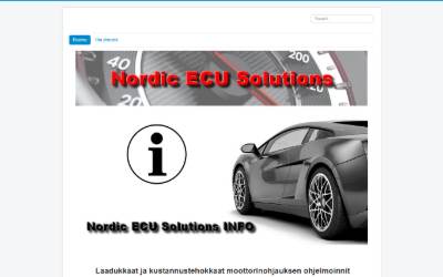 Website preview for Nordic ECU Solutions