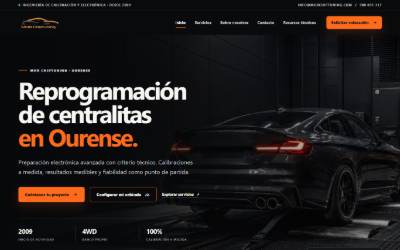 Website preview for MHR Chiptuning