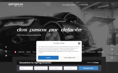 Website preview for Galingas chip tuning Málaga