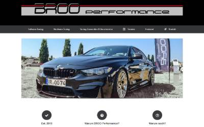Website preview for BrooPerformance Bayern