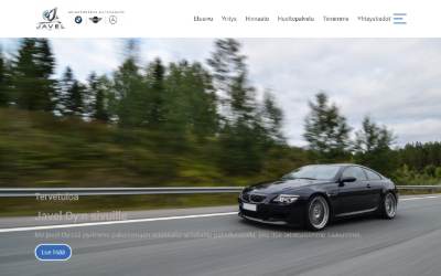 Website preview for Javel Oy
