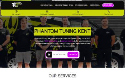Website preview for Phantom Tuning Kent