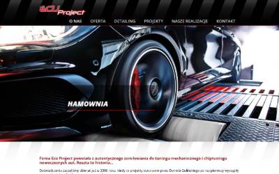 Website preview for Ecuproject Wrocaw Daniel Guliski