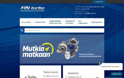 Website preview for Fin-Turbo OY
