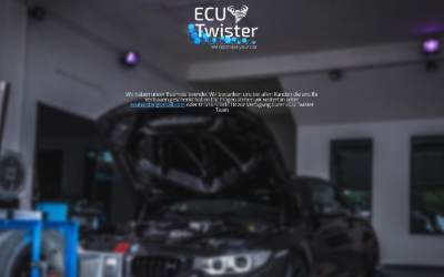Website preview for ECU Twister