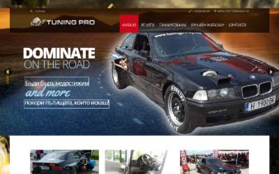 Website preview for Tuningpro