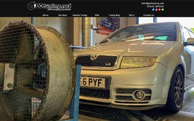 Website preview for PD Tuning UK
