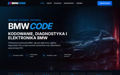 Website preview for BMWcode.pl