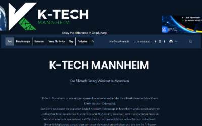 Website preview for K-Tech Mannheim