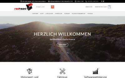 Website preview for RedHead Performance