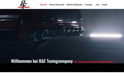 Website preview for Breu Stefan, Feldmann Fabian GbR, B&F Tuningcompany