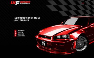 Website preview for Motors Performance