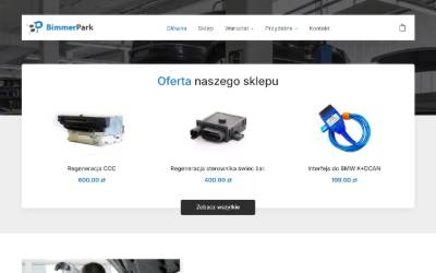Website preview for BimmerPark
