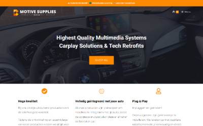 Website preview for Motivesupplies