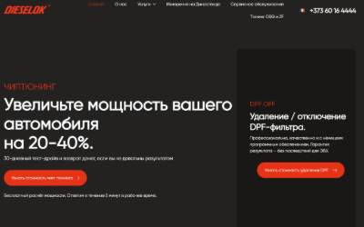Top of the website for Dieselok Autoservice SRL