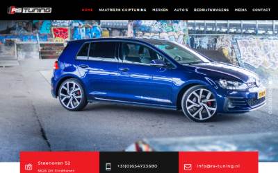 Website preview for RS Tuning B.V.