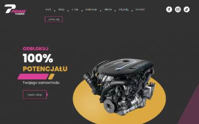Website preview for Prime Tuning