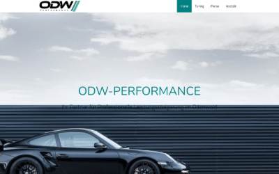 Website preview for ODW-Performance