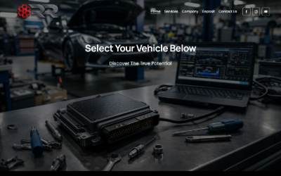Website preview for Revolver Remaps Ltd