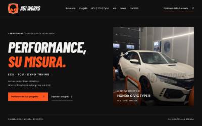 Website preview for A51WORKS S.R.L.