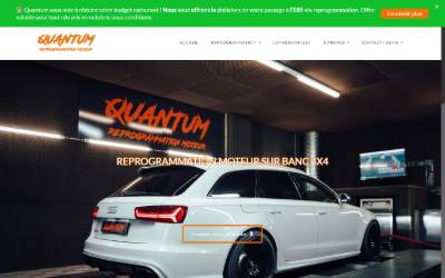 Website preview for SARL QUANTUM TUNING FRANCE