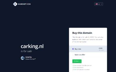 Website preview for Car King Performance / Doorten