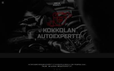 Website preview for Kokkolan Autoexpertti