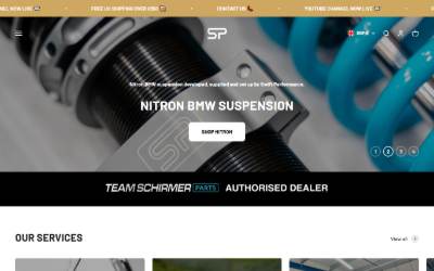 Website preview for Swift Performance Ltd