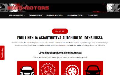 Website preview for Boko-Motors Oy