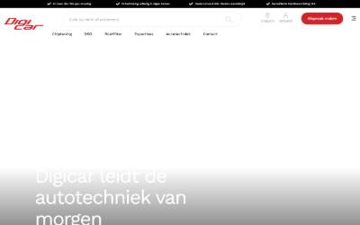 Website preview for Digicar BV