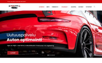 Website preview for RK Moottorihuolto Oy
