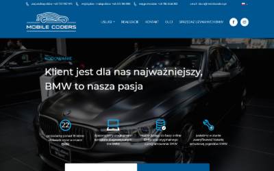 Website preview for Mobile Coders Weber Wandzik Sp. j.