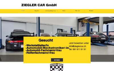 Website preview for ZIEGLER CAR GmbH
