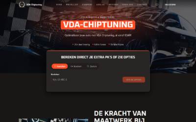 Website preview for VDA Chiptuning - Spierdijk