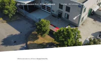 Website preview for Bs Autoriparazioni - PRZ Performance