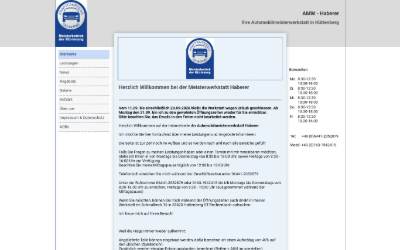 Website preview for AMW Haberer